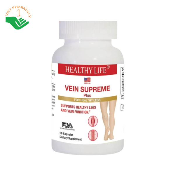 Viên uống hỗ trợ điều trị suy giãn tĩnh mạch Vein Supreme